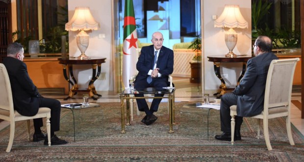 Tebboune face aux medias