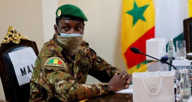 FILE PHOTO: Colonel Assimi Goita, leader of Malian military junta