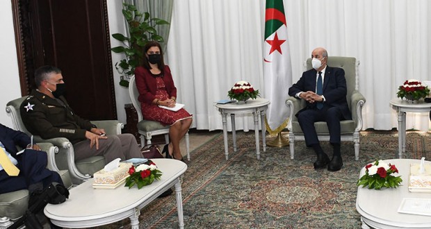 Le President Tebboune recoit le chef du commandement de AFRICOM