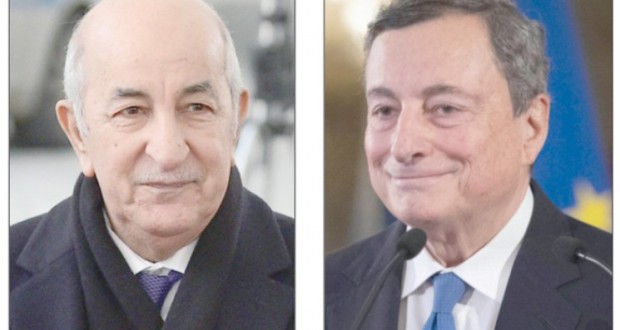 tebboune Mario Draghi