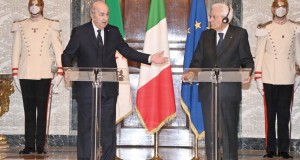 Tebboune en Italie