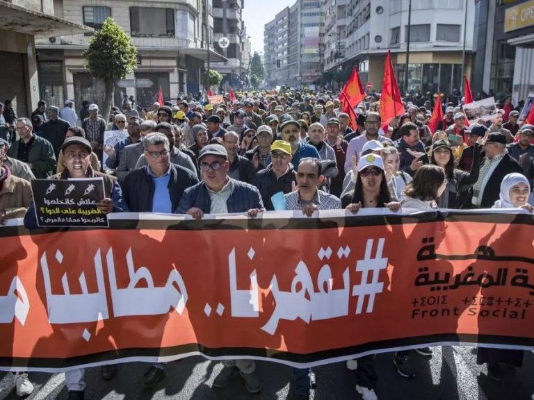 PLUSIEURS SYNDICATS ET DÉFENSEURS DES DROITS HUMAINS SE MOBILISENT : Le Maroc face à une vague de protestations en avril 