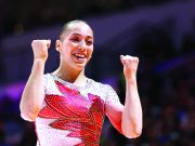 ELLE A DÉCROCHÉ L’OR ET L’ARGENT AUX MONDIAUX DE GYMNASTIQUE ARTISTIQUE À JAKARTA : Nasri et Boughali félicitent Kaylia Nemour