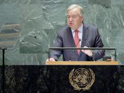 ANTONIO GUTERRES : « Les Palestiniens ont le droit à la dignité, à la justice et à l’autodétermination »