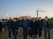 INSPECTION DU PROJET DU PÔLE FINANCIER DE SIDI MOUSSA À ALGER : Belaribi en chef de chantier