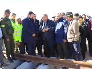 DJELLAOUI INSPECTE LE PROJET DE LA LIGNE FERROVIAIRE BéCHAR-TINDOUF-GARA DJEBILET : « L’achèvement des travaux dans 10 jours »
