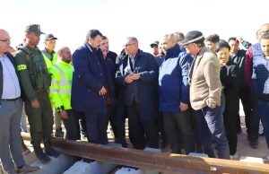 DJELLAOUI INSPECTE LE PROJET DE LA LIGNE FERROVIAIRE BéCHAR-TINDOUF-GARA DJEBILET : « L’achèvement des travaux dans 10 jours »