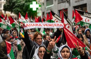 BARCELONE, ESPAGNE : Manifestation pour exiger le respect des droits de l’Homme au Sahara occidental