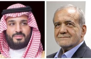 LORS D’UN ENTRETIEN TELEPHONIQUE AVEC LE PRESIDENT MASSOUD PEZESHKIAN : MBS met en garde contre toute agression de l’Iran