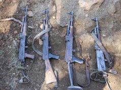 ARMÉE NATIONALE POPULAIRE : Des armes et des équipements récupérés lors d’une opération anti-terroriste à Aïn Defla