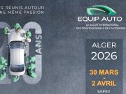 Le salon « Equip Auto Algeria » du 30 mars au 2 avril à Alger