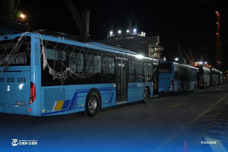 PORTS D’ALGER ET DE DJEN DJEN : 251 nouveaux bus réceptionnés