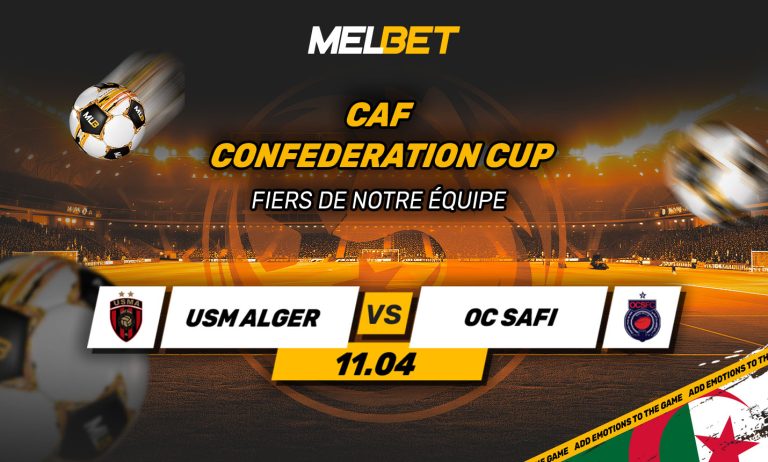 USM Alger - Club Olympique Safi : les « Rouge et Noir » visent un deuxième titre en Coupe de la Confédération