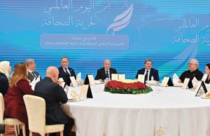 IL A PRESIDE, HIER, AU CIC, UNE CEREMONIE DE CELEBRATION DE LA JOURNEE INTERNATIONALE DE LA LIBERTE DE LA PRESSE : Tebboune en symbiose avec la famille de la presse