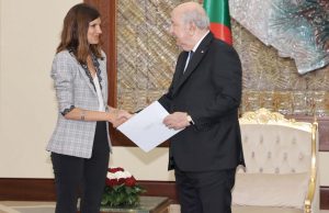 DES MAINS DE LA MINISTRE DÉLÉGUÉE AUPRÉS DE LA MINISTRE FRANÇAISE DES ARMÉES : ET DES ANCIENS COMBATTANTS : Tebboune reçoit un message de Macron