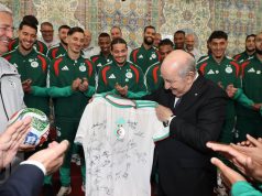 AVANT DE QUITTER LE PAYS POUR PARTICIPER À LA COUPE DU MONDE 2026 : Les Verts chez le président Tebboune