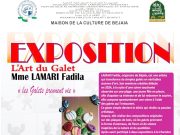 Béjaïa : Inauguration de l’exposition « l’art des galets » de l’artiste Lamari Fadila