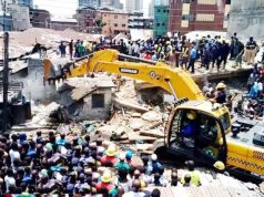 EFFONDREMENT D’UN CENTRE COMMERCIAL A LAGOS AU NIGERIA : Au moins neuf morts et 27 personnes sauvées