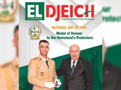 EL DJEÏCH QUALIFIE L’ALGERIE PAR CINQ MOTS : « Souveraine, forte, unie, fière et stable »