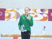 Gymnastique : Kaylia Nemour en or pour la deuxième fois à Tarente