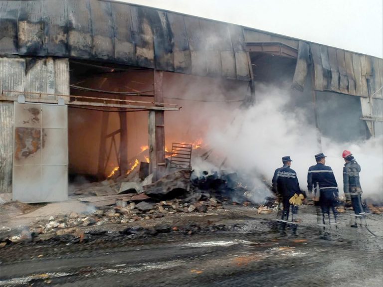 L’unité de lait de Bourkikaà Tipaza prend feu