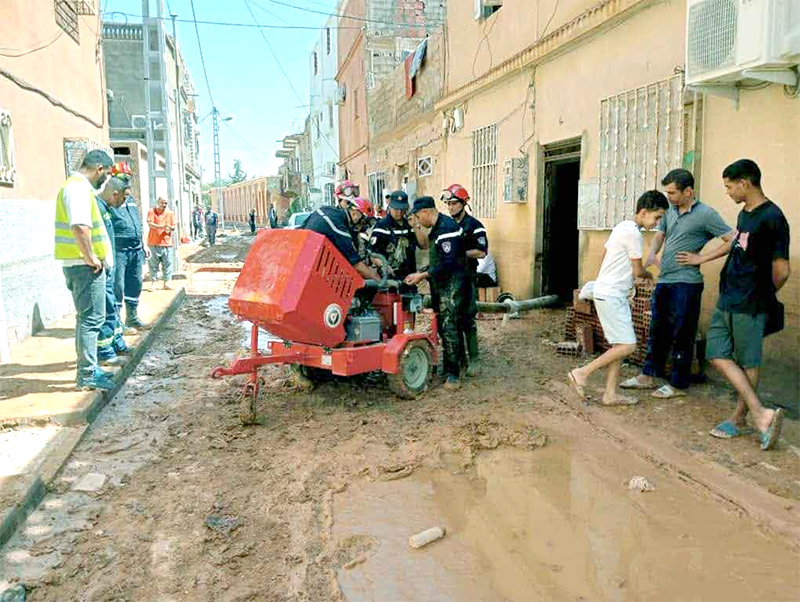 INONDATION D A N SEFRA N AMA L op ration Remise En tat Se 