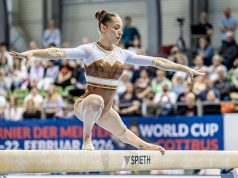 Coupe du monde de gymnastique : Médaille d’argent pour Kaylia Nemour à la poutre