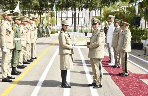 Ecole supérieure de l’infanterie de Cherchell (Tipasa) : Sortie de promotions d’officiers et de sous-officiers