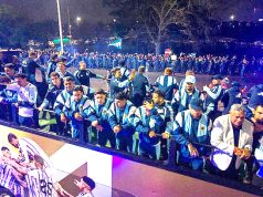 Argentine : Des milliers sous la pluie fêtent la « Seleccion »