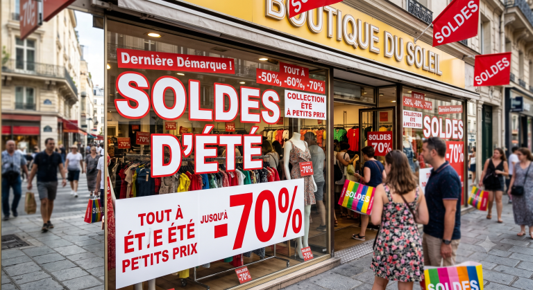 ILS S’ÉTALERONT SUR SIX SEMAINES : Les soldes d&rsquo;été débuteront le 26 juillet 