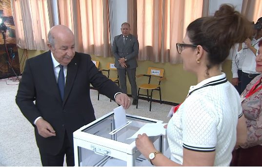 Législatives : Le président Tebboune accomplit son devoir électoral
