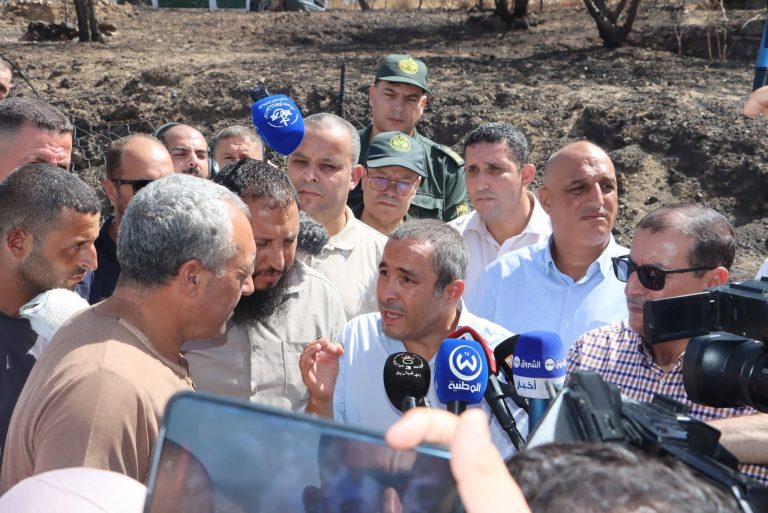 SID ALI KHALDI L’A AFFIRMÉ DEPUIS JIJEL : Tous les agriculteurs touchés par les incendies seront indemnisés 