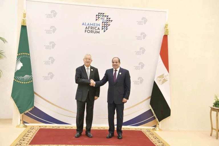 DANS LE CADRE DU SOMMET DU NEPAD : Azouz Nasri reçu par le président al-Sissi à El-Alameïn